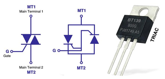 Figure 1. TRIAC Symbol and Physical Component.png